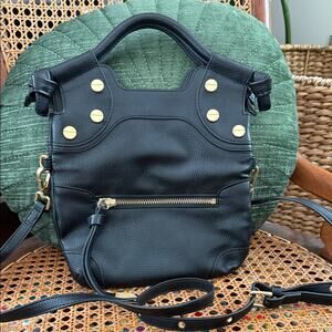 Foley & Corinna Black FC Lady City Top Handle Crossbody Tote